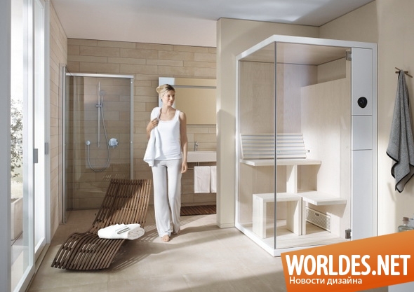 компактная сауна в ванной комнате | Дизайн, Интерьер прихожей, Ванная комната